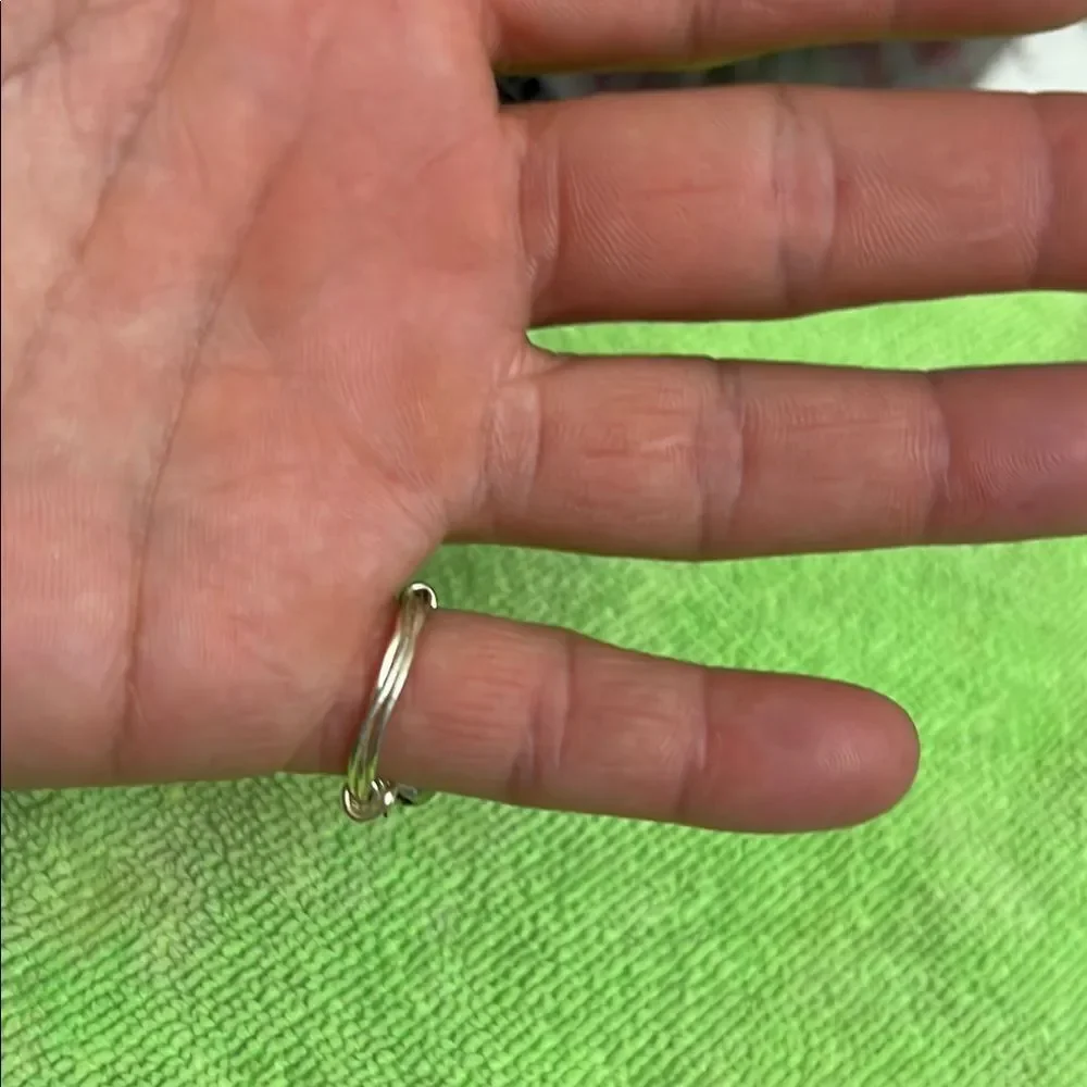 Silver Oval Ring